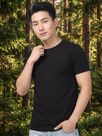 Greylongg Plain Round Neck T-Shirt.
