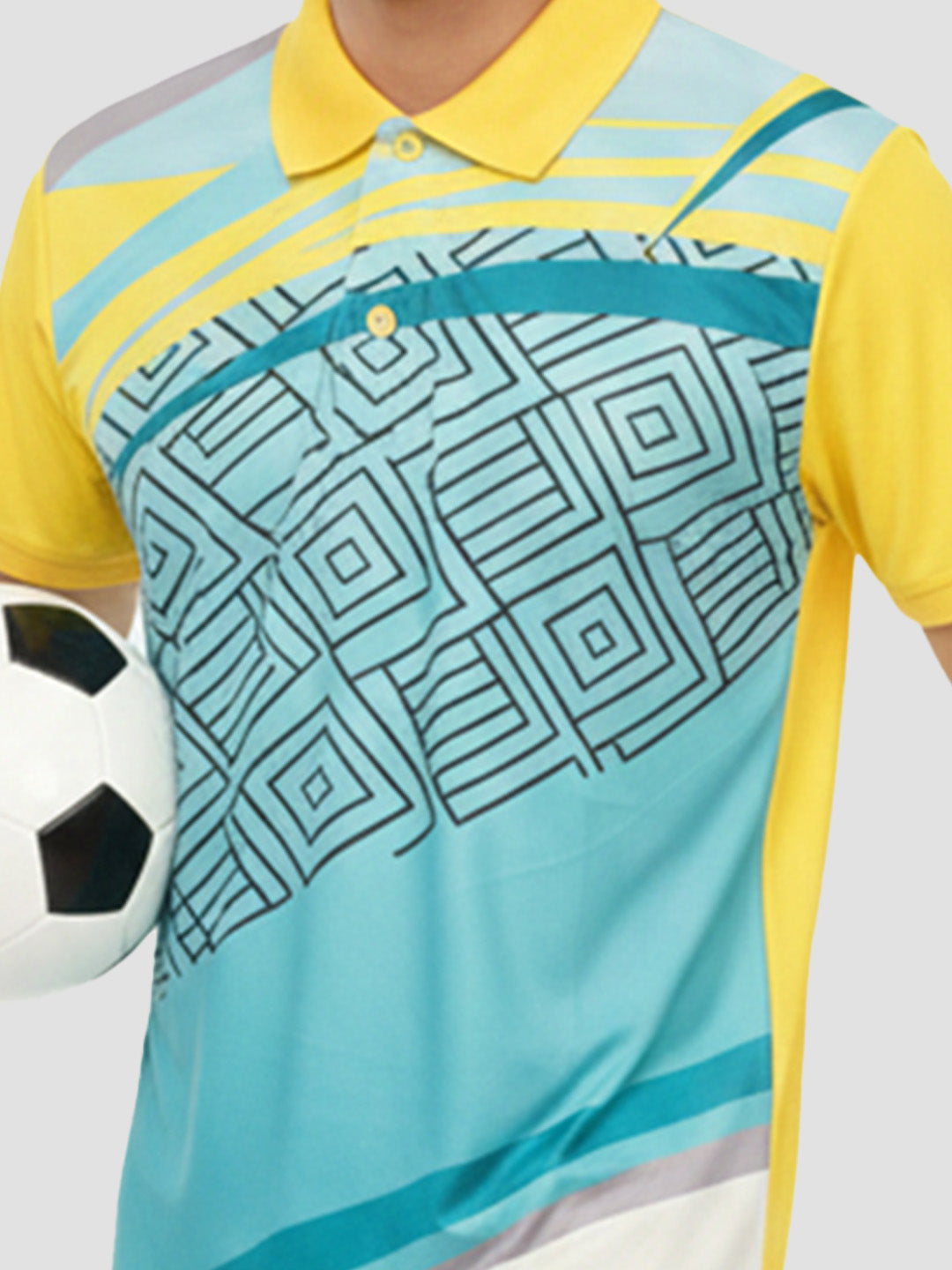 Comfortable Men's Polo Neck T-shirt