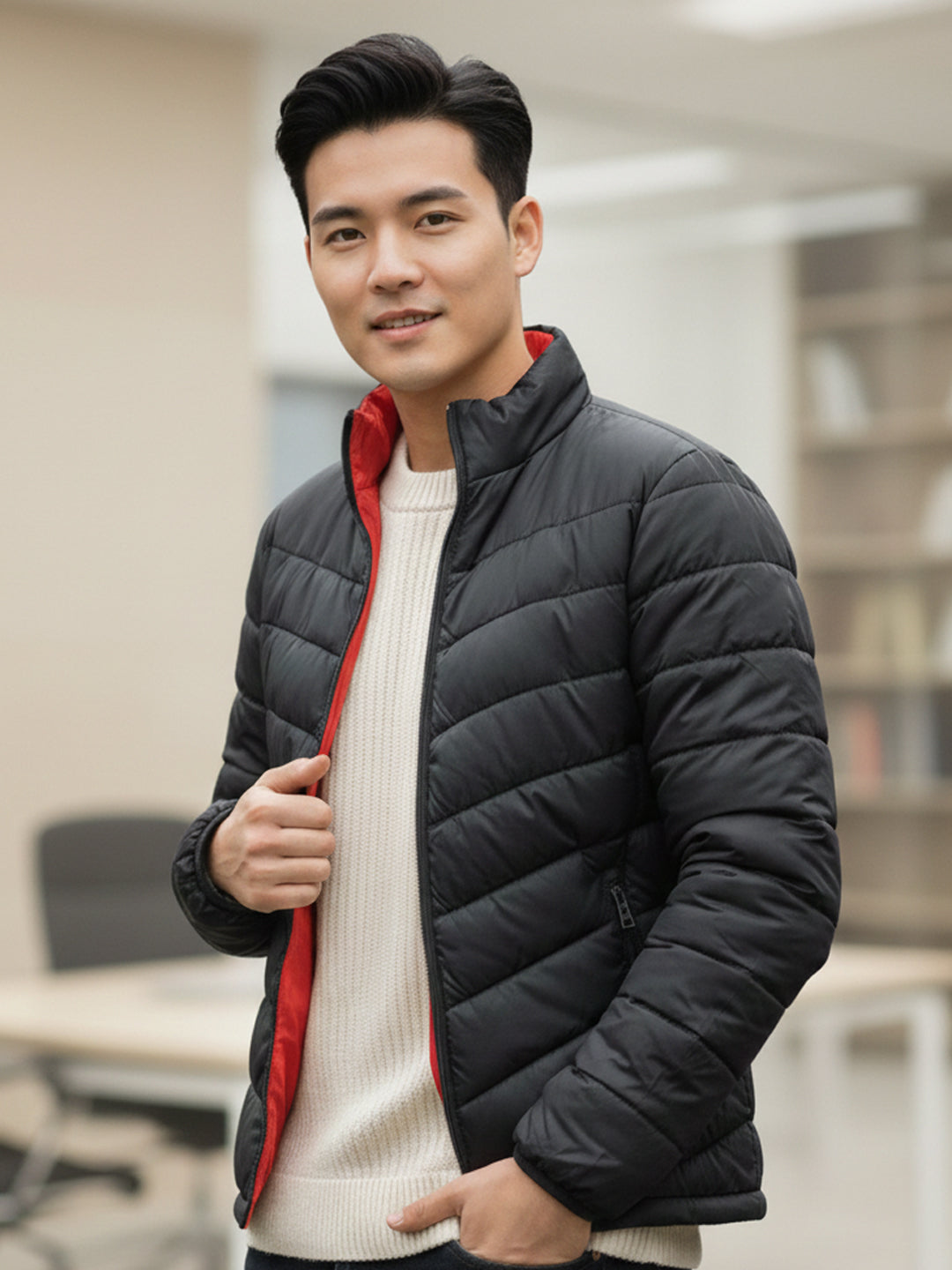 Winter Zipper Bomber-51 Jacket