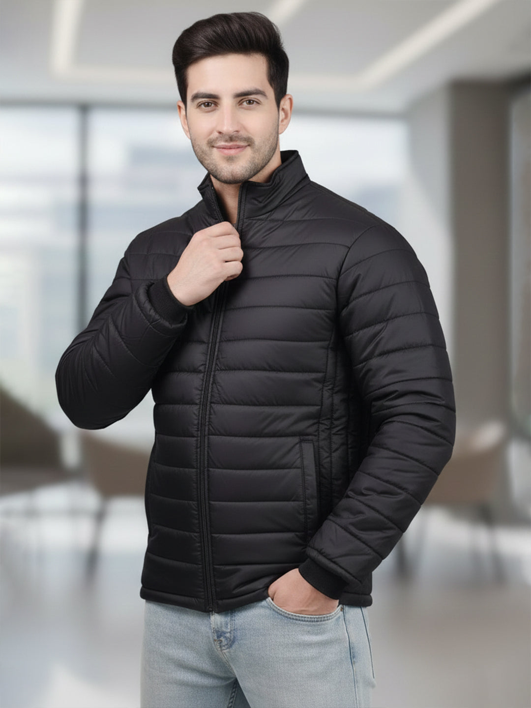 Winter Zipper Bomber Jacket