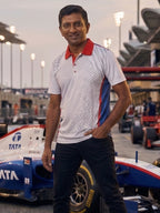 Little-More Sublimation Racing Car Inspire Polo T-Shirts.