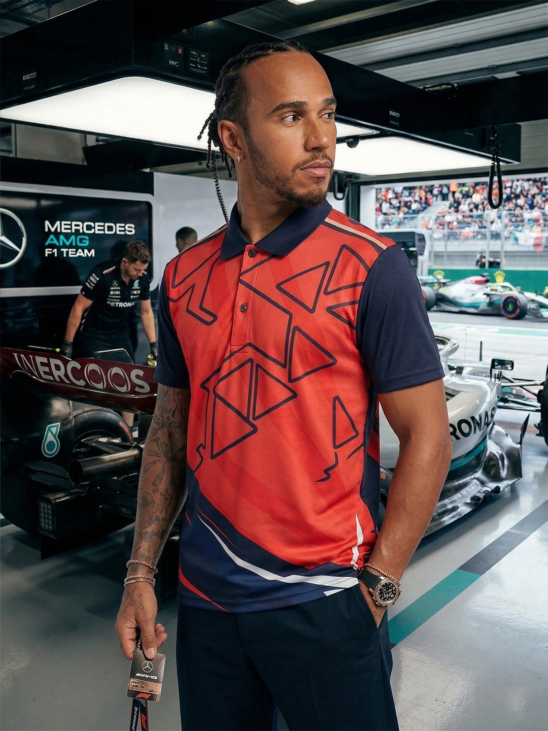 Little-More Sublimation Racing Car Inspire Polo T-Shirts.