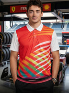Little-More Sublimation Racing Car Inspire Polo T-Shirts.