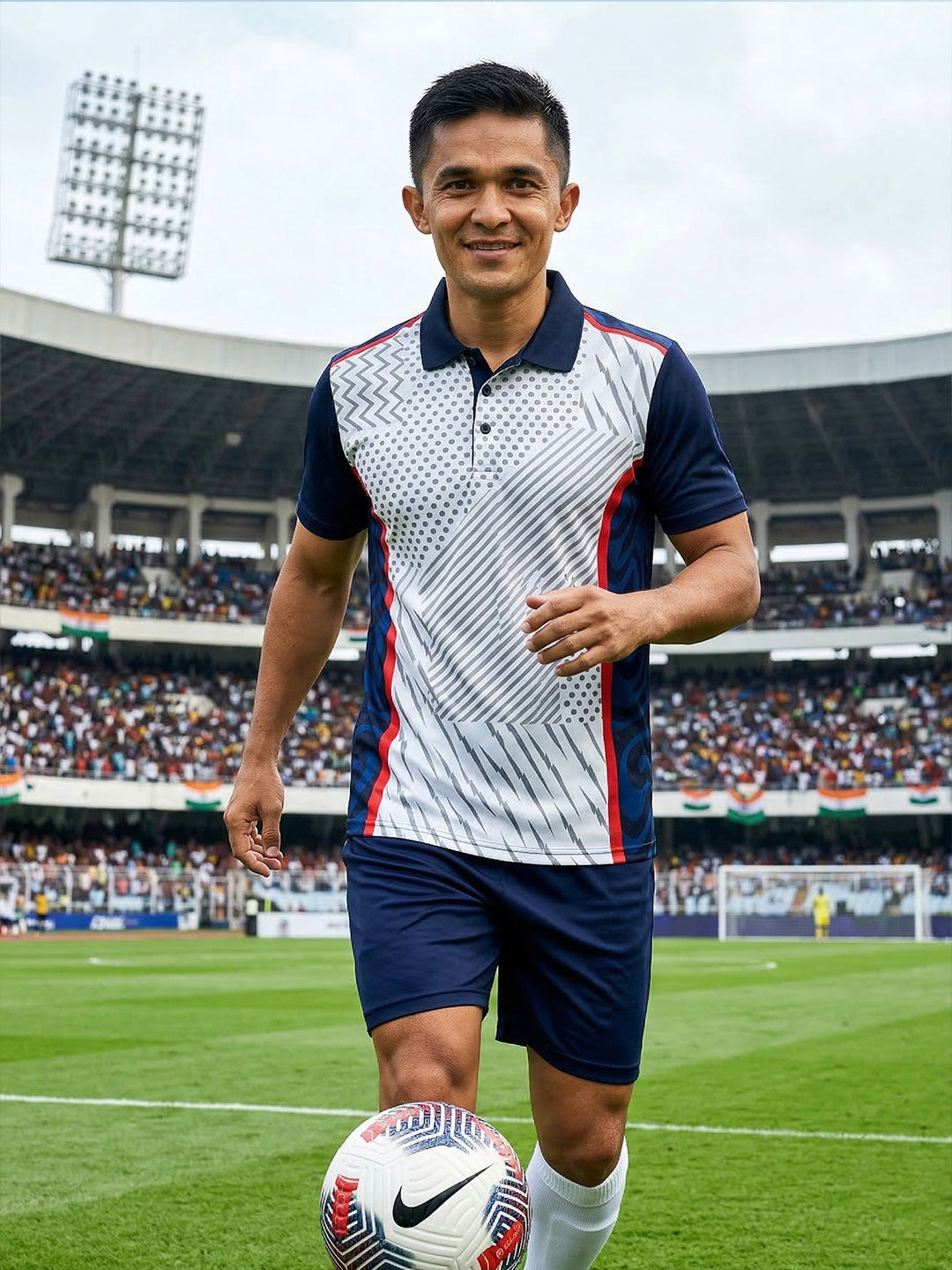 Little-More Sublimation Football Inspire Polo T-Shirts.