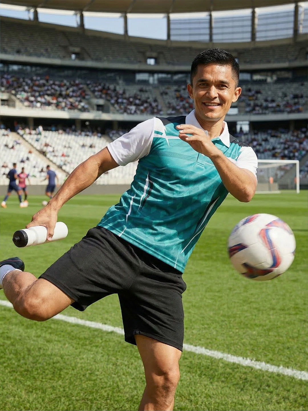 Little-More Sublimation Football Inspire Polo T-Shirts.