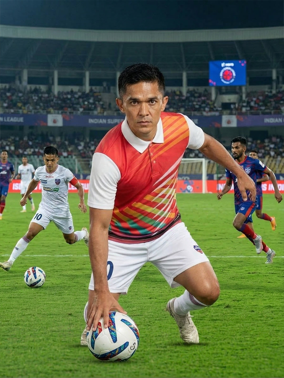 Little-More Sublimation Football Inspire Polo T-Shirts.