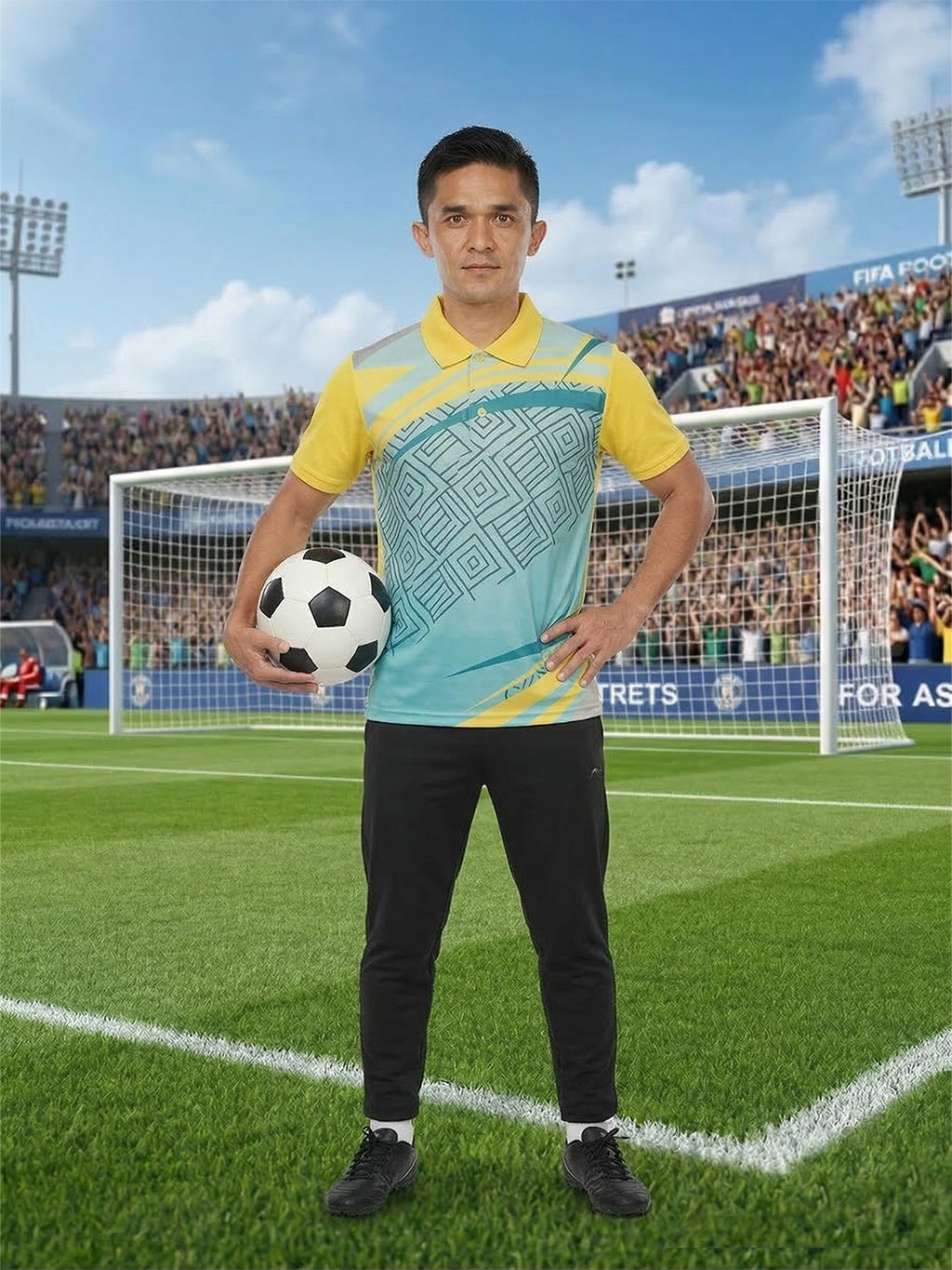 Little-More Sublimation Football Inspire Polo T-Shirts.