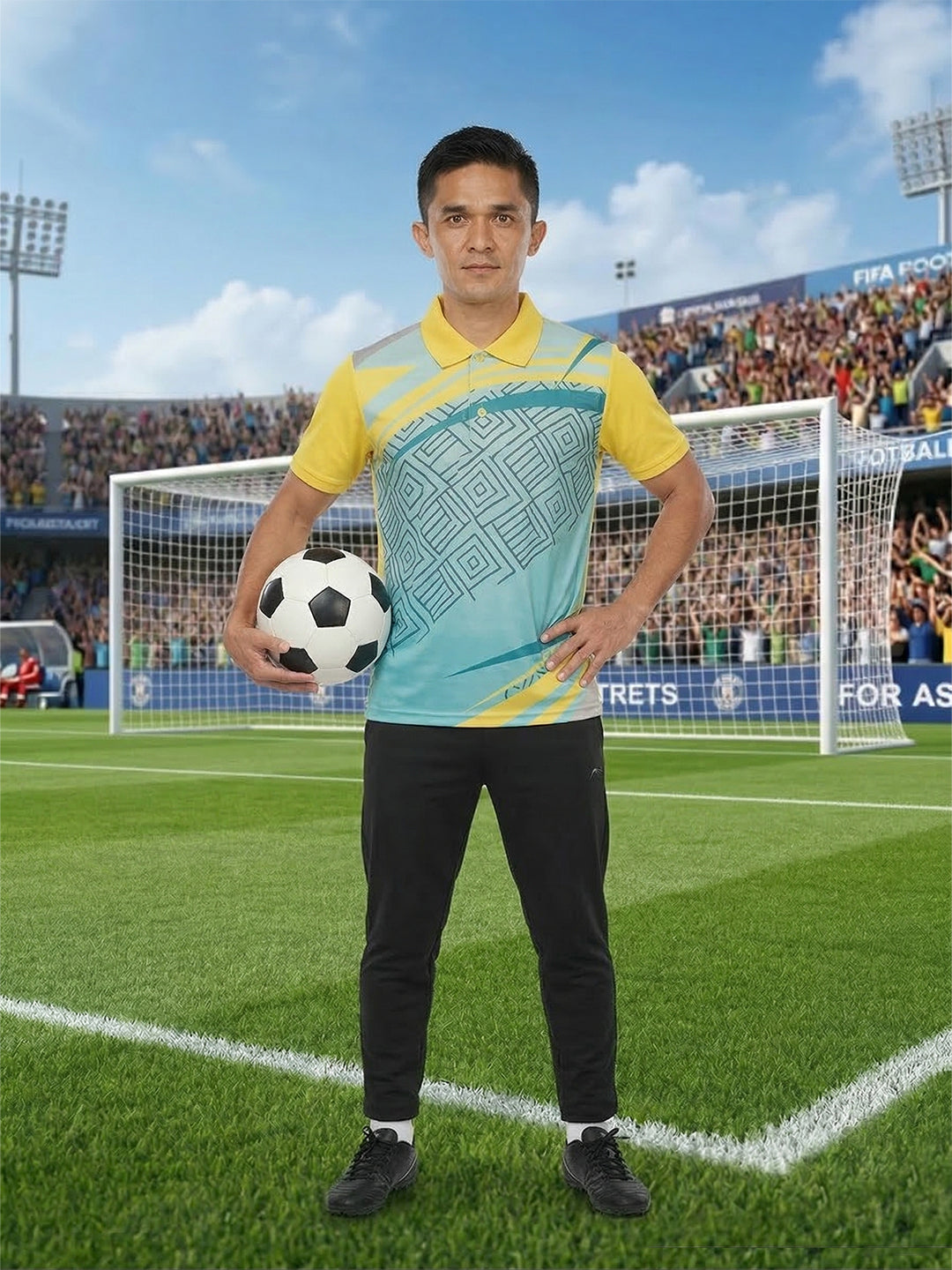 Little-More Sublimation Football Inspire Polo T-Shirts.