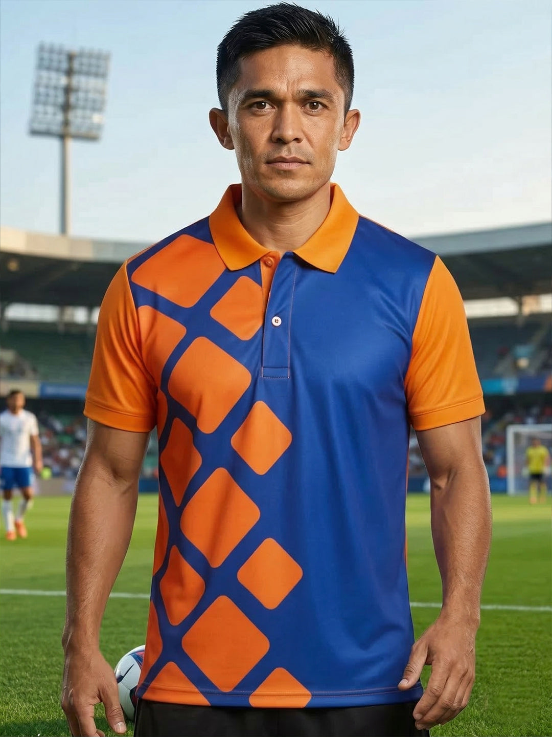 Little-More Sublimation Football Inspire Polo T-Shirts.
