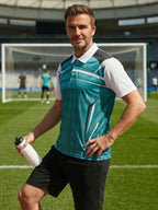 Little-More Sublimation Football Inspire Polo T-Shirts.