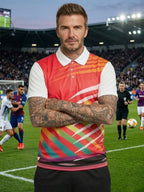 Little-More Sublimation Football Inspire Polo T-Shirts.