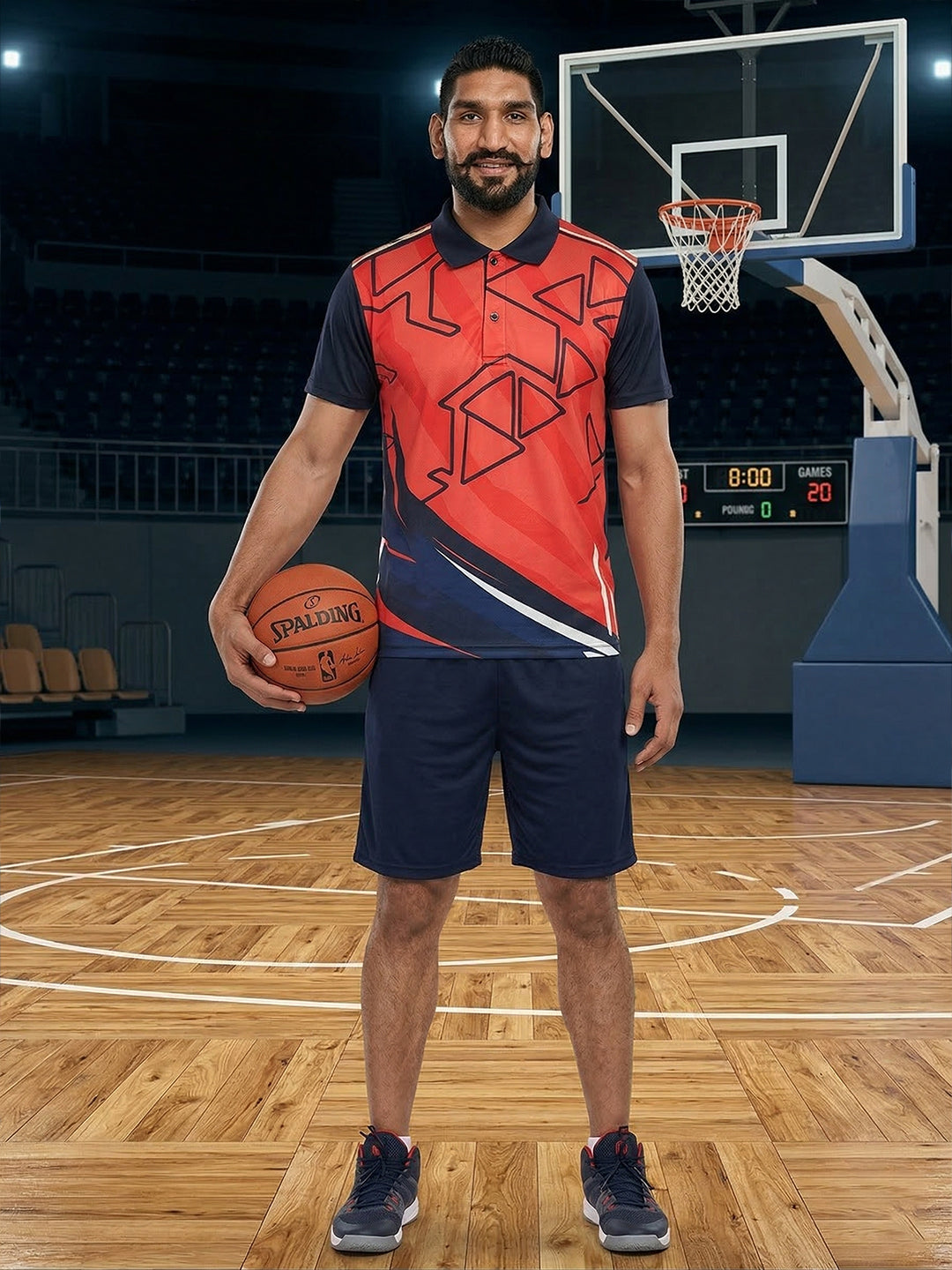 Little-More Sublimation Basketball Inspire Polo T-Shirts.