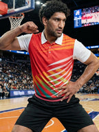 Little-More Sublimation Basketball Inspire Polo T-Shirts.