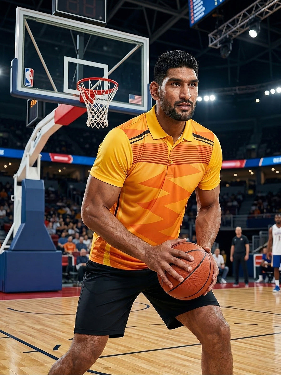 Little-More Sublimation Basketball Inspire Polo T-Shirts.