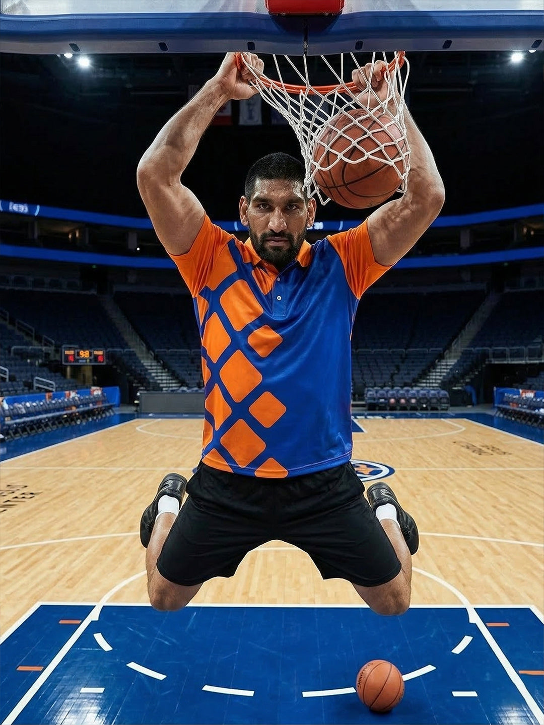 Little-More Sublimation Basketball Inspire Polo T-Shirts.