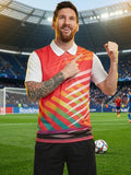 DFNK Sublimation Football inspire Polo T-Shirts.