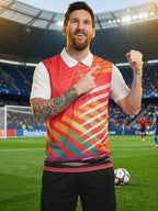 DFNK Sublimation Football inspire Polo T-Shirts.