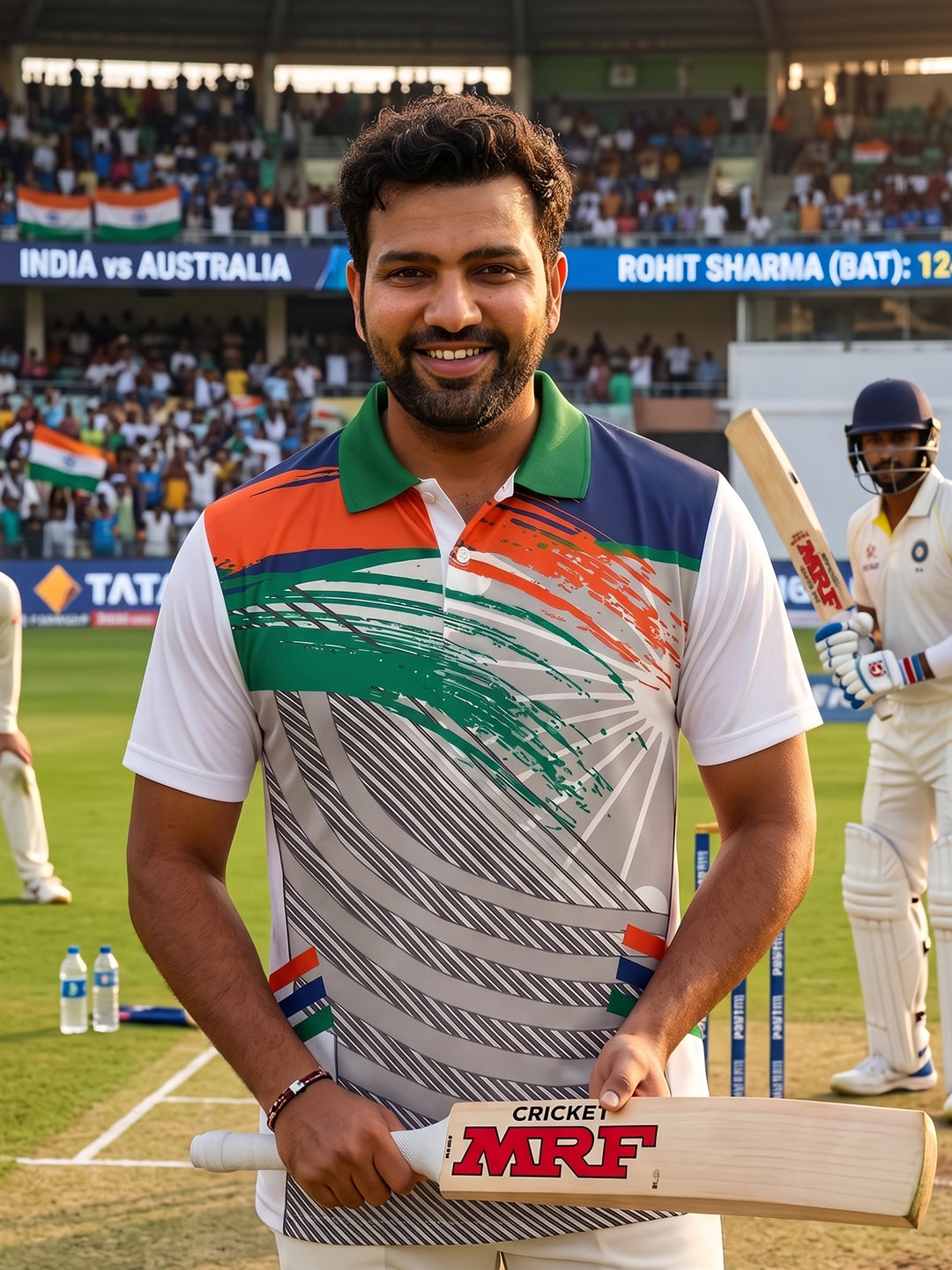 DFNK Sublimation cricket inspire Polo T-Shirts.
