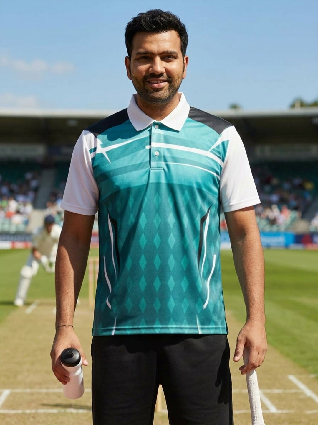 DFNK Sublimation cricket inspire Polo T-Shirts.