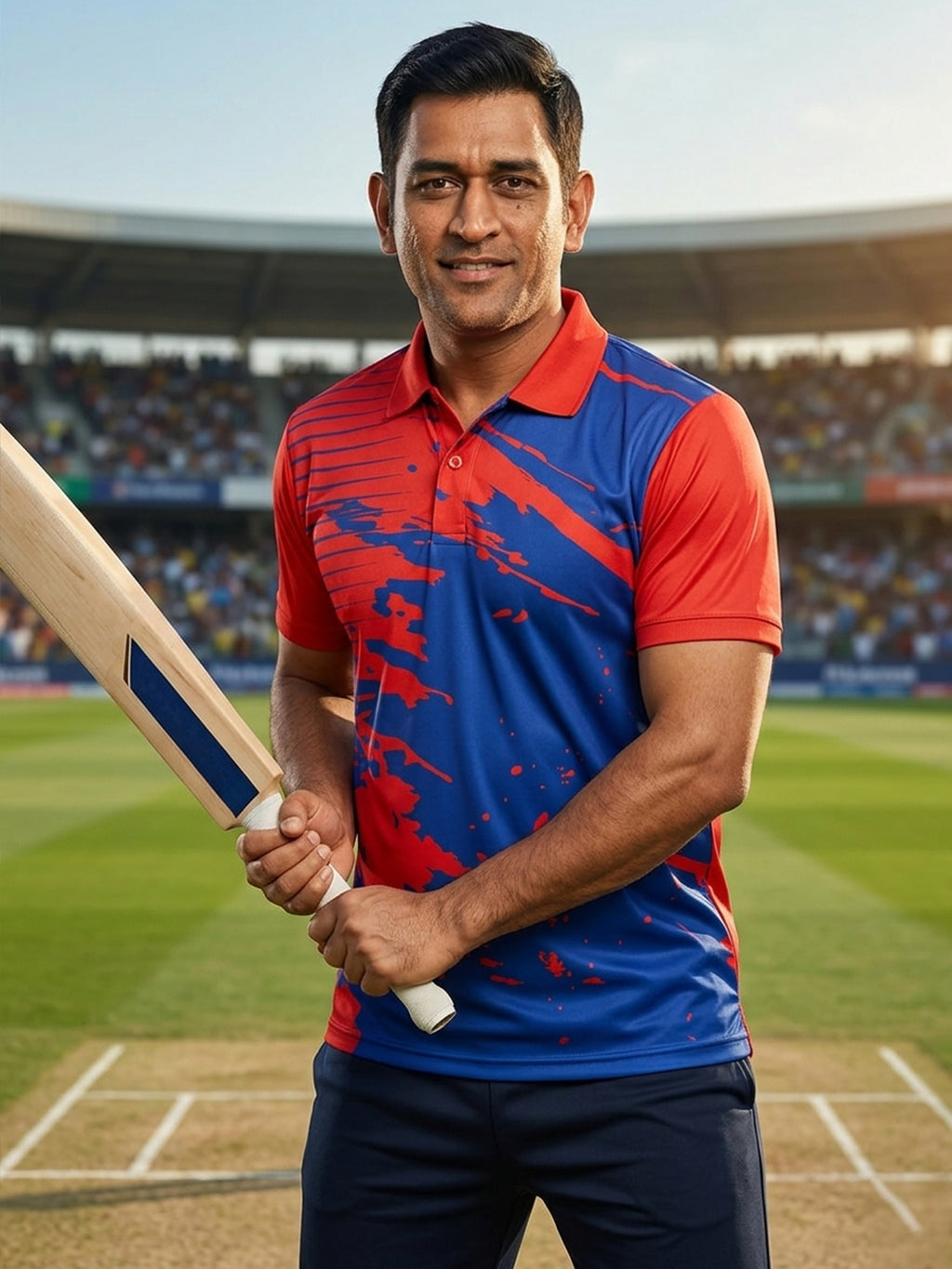 DFNK Sublimation Cricket inspire Polo T-Shirts.