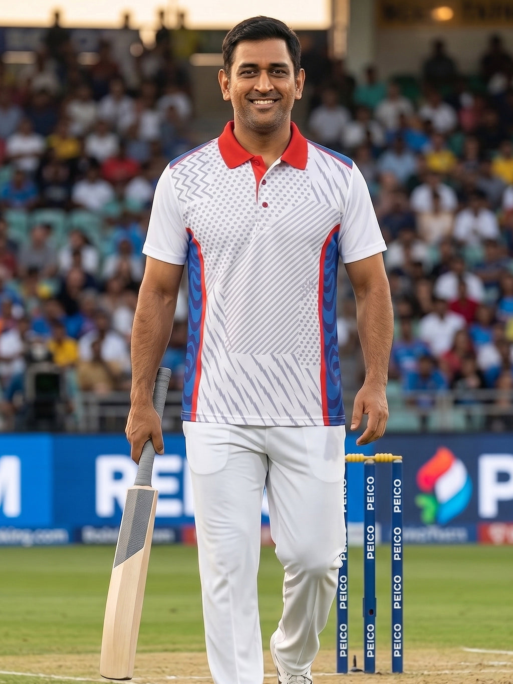 DFNK Sublimation Cricket inspire Polo T-Shirts.
