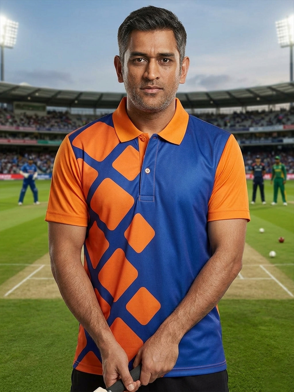 DFNK Sublimation Cricket inspire Polo T-Shirts.