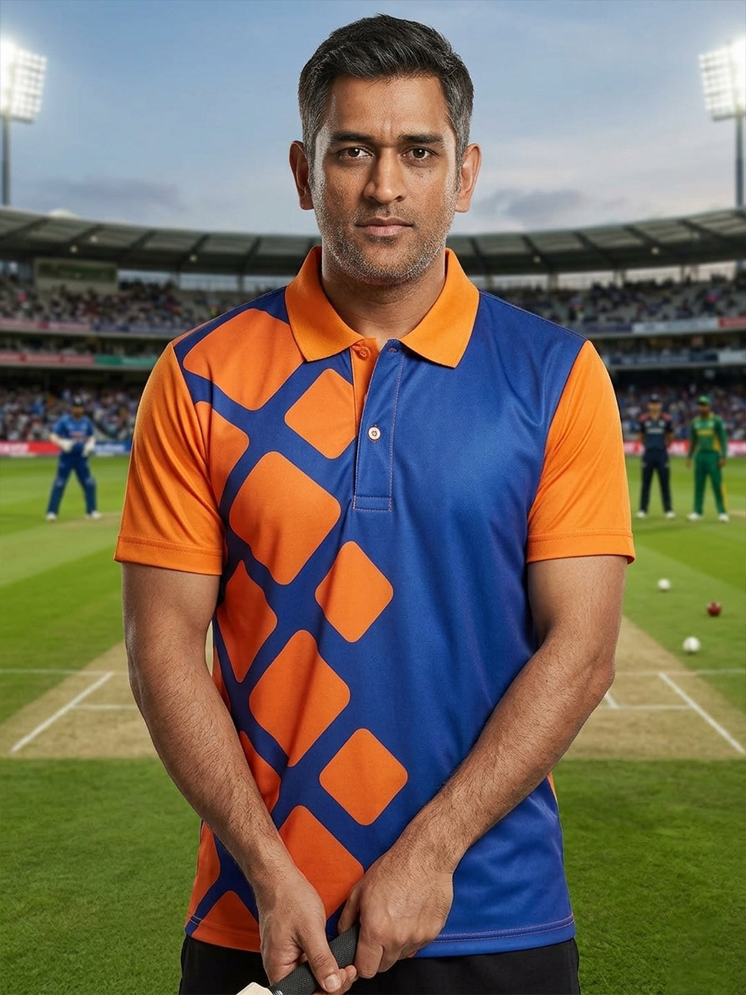 DFNK Sublimation Cricket inspire Polo T-Shirts.