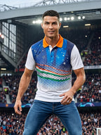 DFNK Sublimation Football inspire Polo T-Shirts.