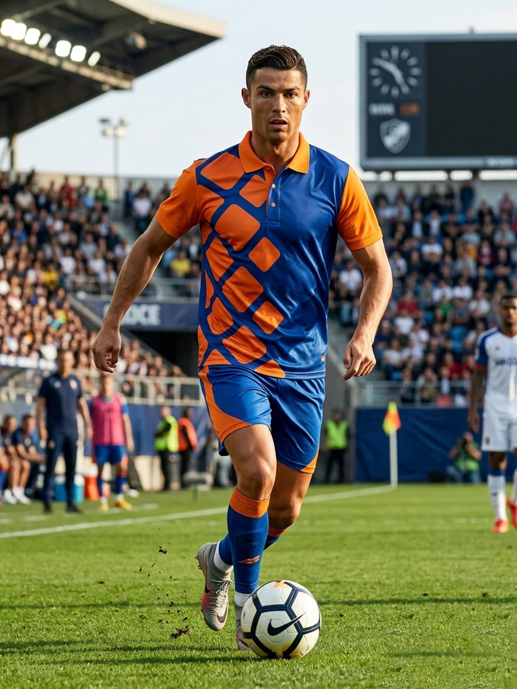 DFNK Sublimation Football inspire Polo T-Shirts.