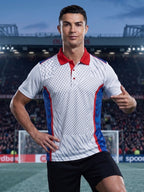 DFNK Sublimation Football inspire Polo T-Shirts.