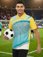 DFNK Sublimation Football inspire Polo T-Shirts.