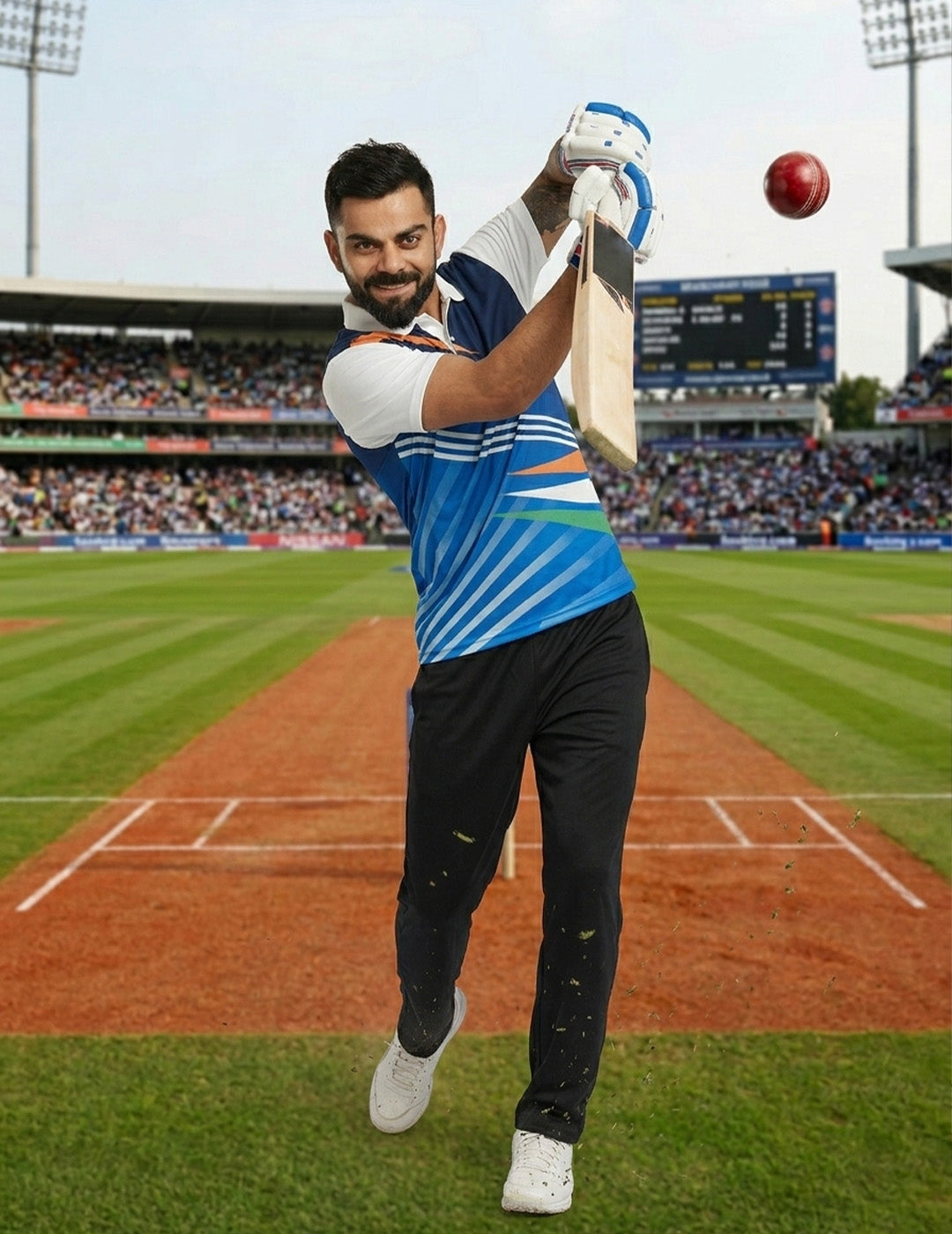 DFNK Sublimation Cricket inspire Polo T-Shirts.