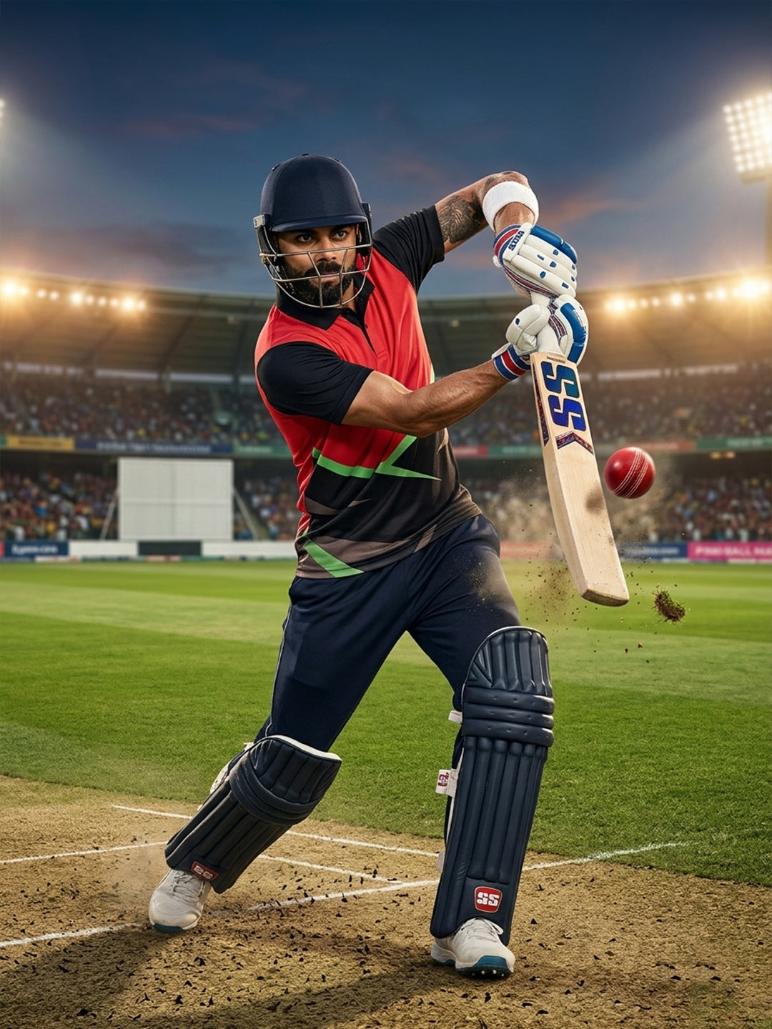 DFNK Sublimation Cricket inspire Polo T-Shirts.