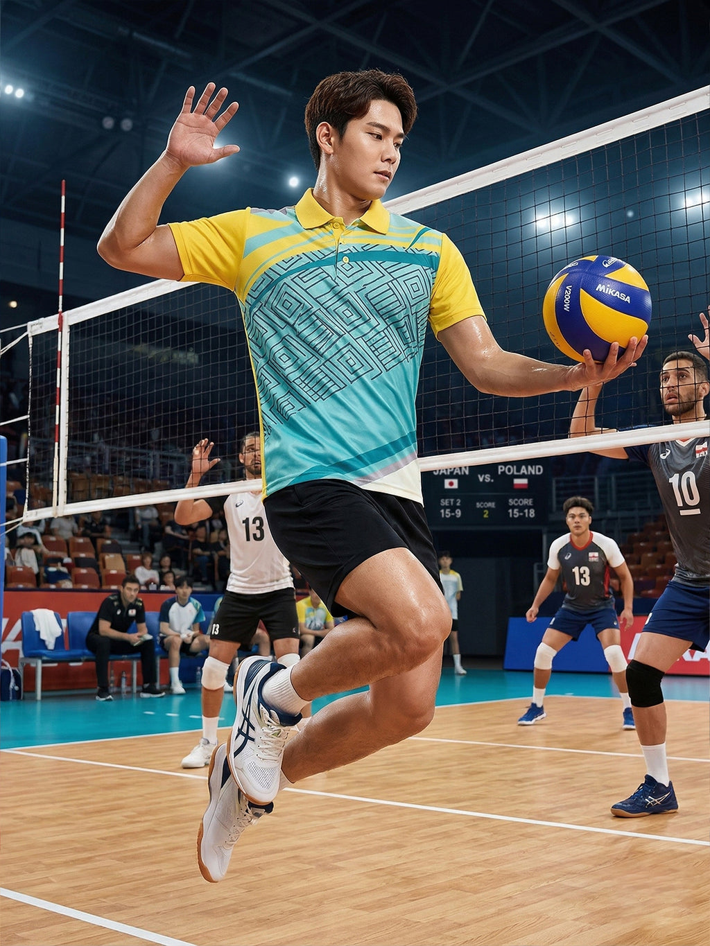 Little-More Sublimation Volleyboll Inspire Polo T-Shirts.