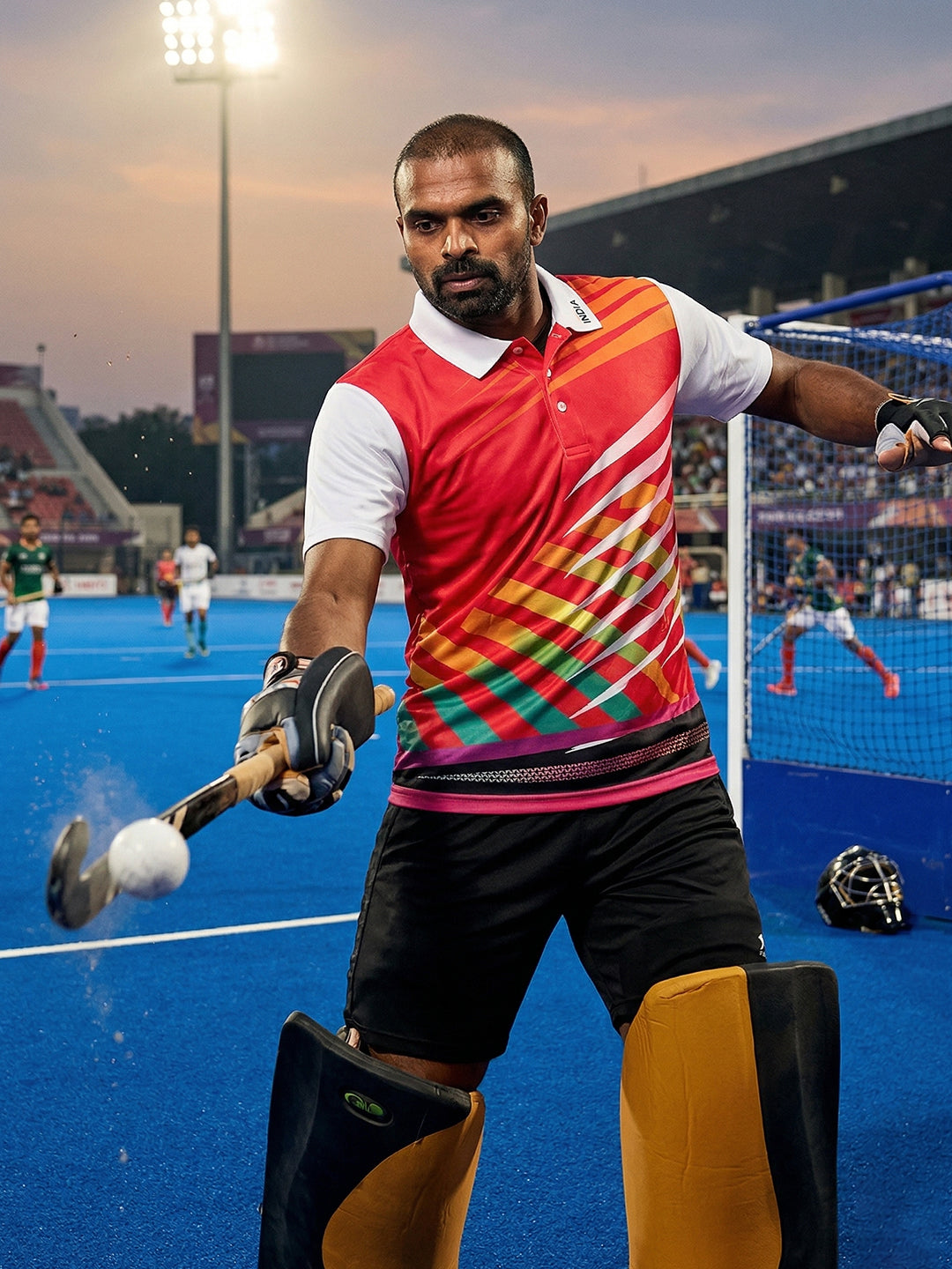 Little-More Sublimation Hockey Inspire Polo T-Shirts.