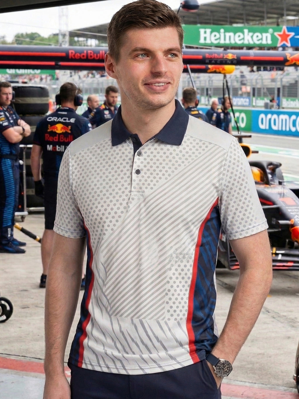 Little-More Sublimation Racing Car Inspire Polo T-Shirts.