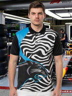 Little-More Sublimation Racing Car Inspire Polo T-Shirts.