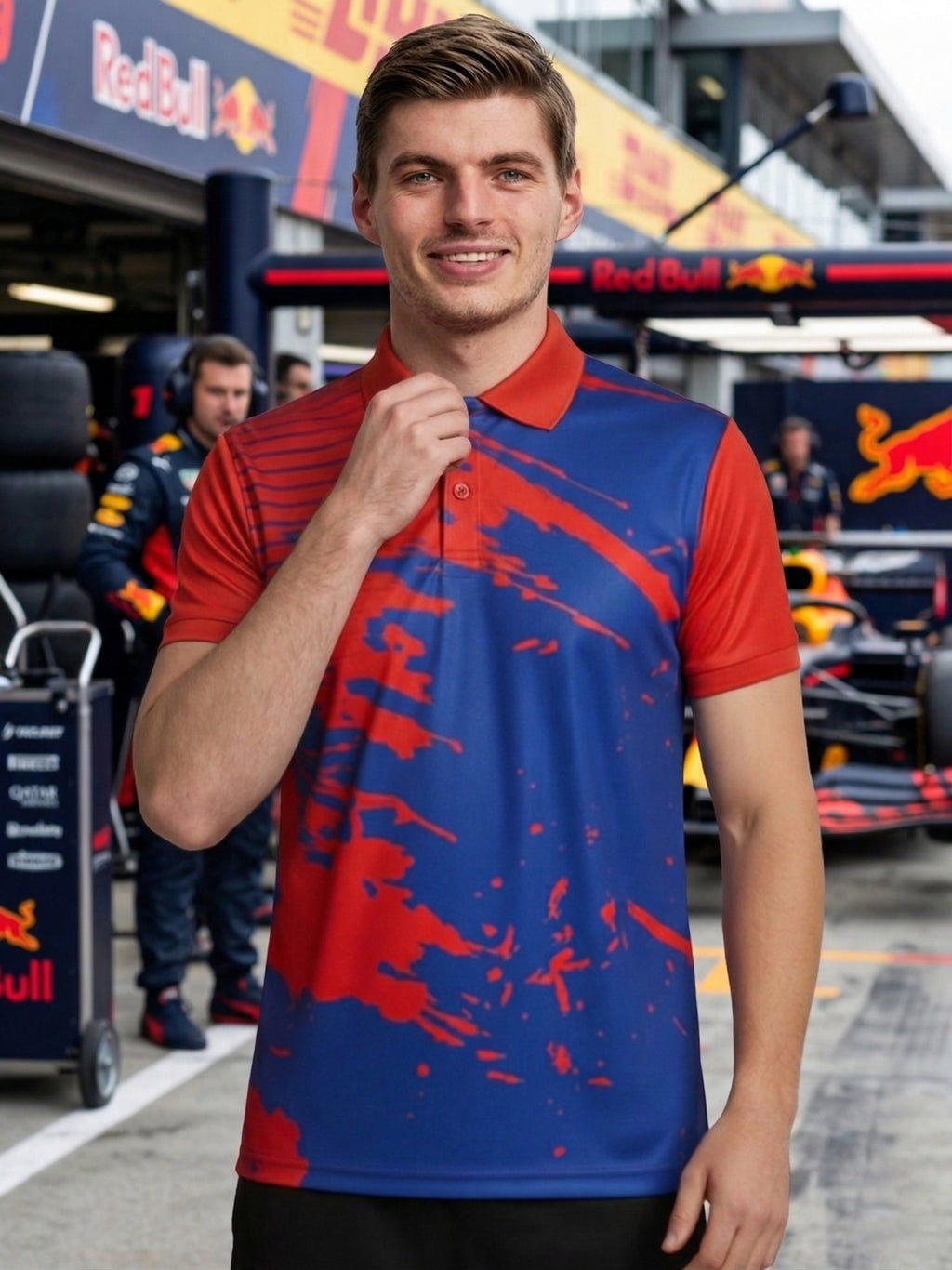 Little-More Sublimation Racing Car Inspire Polo T-Shirts.