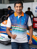 Little-More Sublimation Racing Car Inspire Polo T-Shirts.