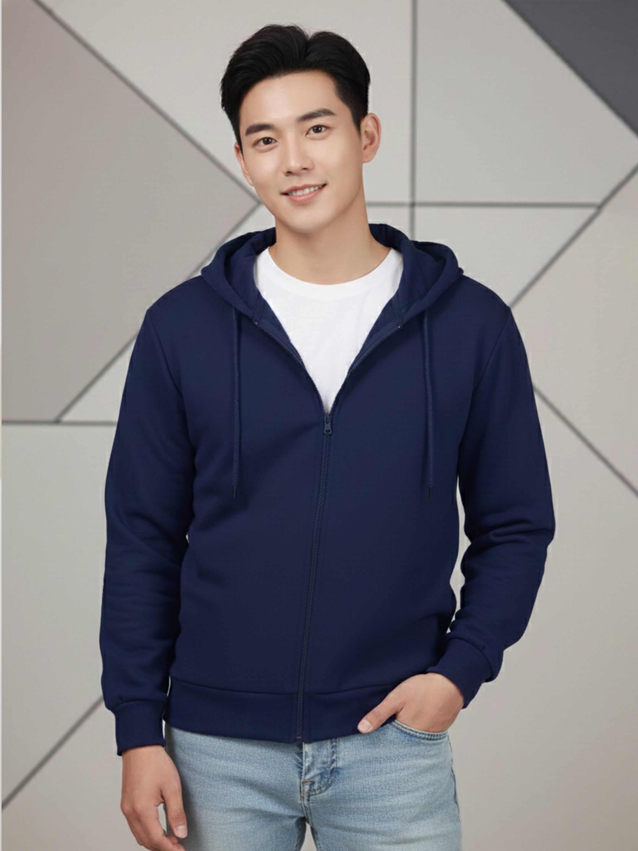 Men's Trendy Full Zipper Hoodies 