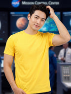 Greylongg Plain Round Neck T-Shirt.