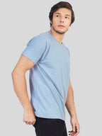 Greylongg Plain Round Neck T-shirt 
