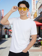 Greylongg Plain Round Neck T-shirt 