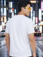 Greylongg Plain Round Neck T-shirt 
