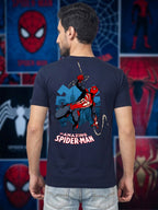 Greylongg Round Spider Man Design Printed T-Shirt.