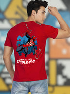 Greylongg Round Spider Man Design Printed T-Shirt.