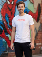 Greylongg Round Spider Man Design Printed T-Shirt.