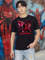Greylongg Round Spider Man Design Printed T-Shirt.