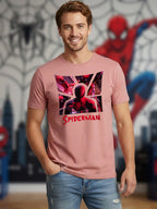 Greylongg Round Spider Man Design Printed T-Shirt.
