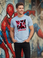 Greylongg Round Spider Man Design Printed T-Shirt.